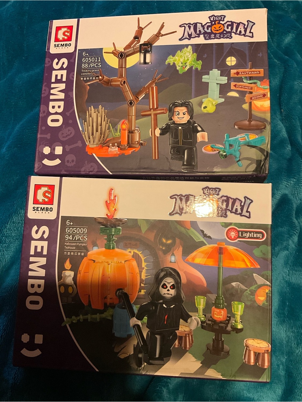 2 sets Mini Figure  Sembo Block building set,Magical Halloween Night" series new